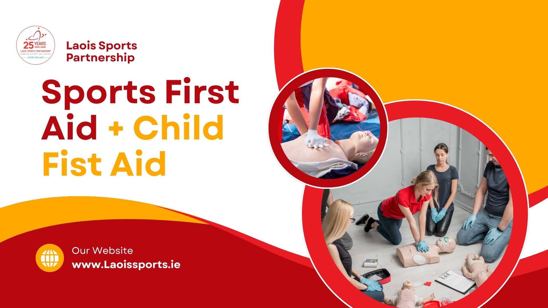 Sports First Aid Course training graphic