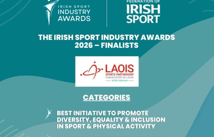 Poster - Irish sport industry award finalists in 2 categories
