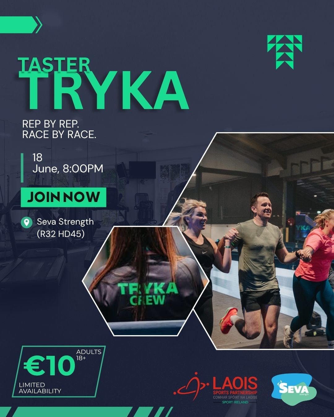 Tryka Taster Session Poster for 18th June 8pm