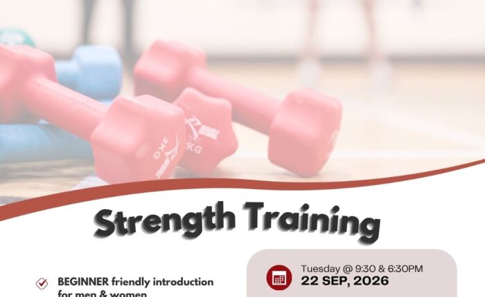 Strength Training Poster - Details below