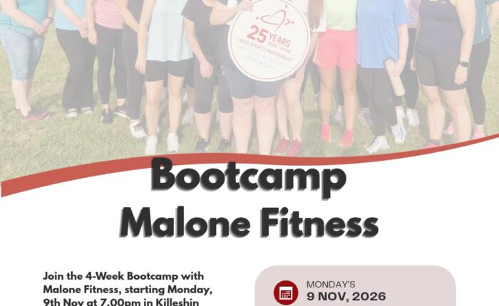 Malone Fitness - Bootcamp - Poster information below.